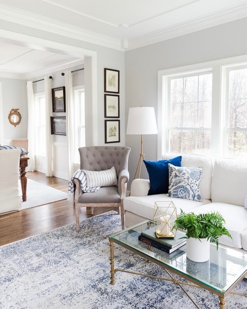 Bright living room maintained with regular cleaning