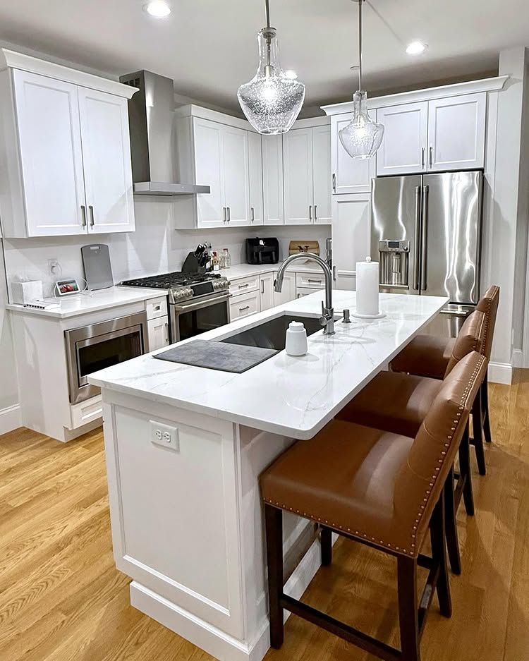 Bright kitchen after a Camila's Cleaning visit