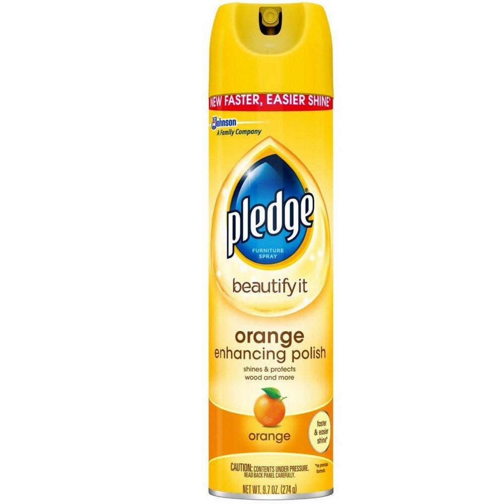 Pledge Orange Enhancing Polish can